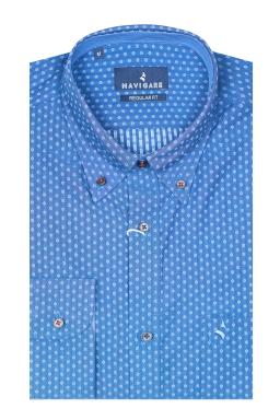 Фото рубашки Прямой силуэт Рубашка NAVIGARE, цвет синий