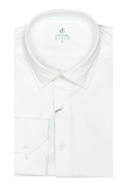 Фото рубашки Приталенный силуэт Рубашка ENRICO CERINI, цвет белый